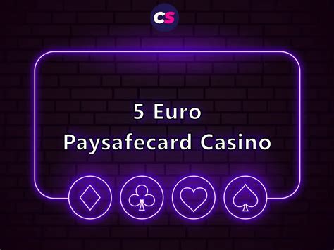 5 euro paysafe deposit casino